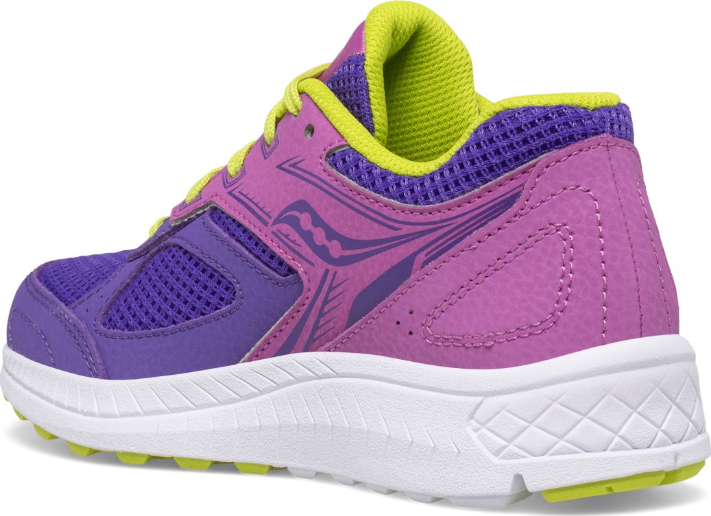 Cohesion 14 Lace Sneaker, Purple | Green, dynamic 3