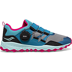 Peregrine Shield BOA Sneaker, Turquoise | Pink, dynamic