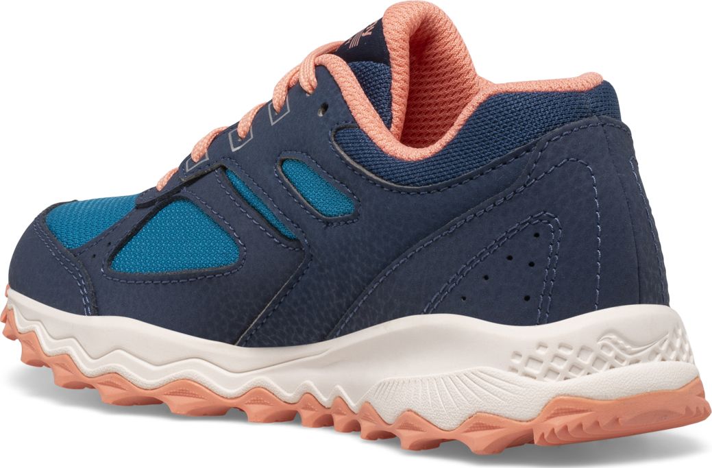 Cohesion TR14 Lace Sneaker, Navy | Teal | Coral, dynamic 3