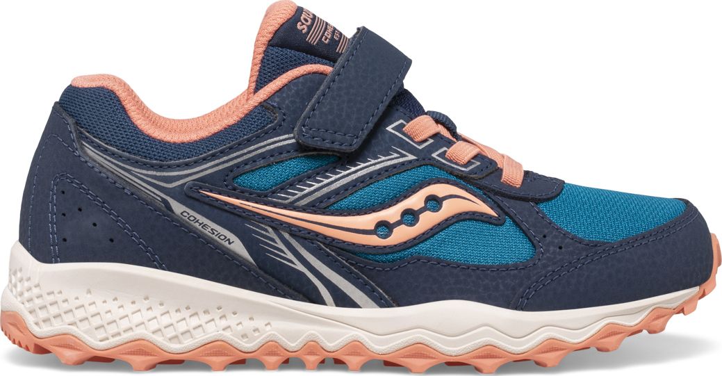 Cohesion TR14 A/C Sneaker, Navy | Teal | Coral, dynamic 1