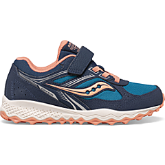 Cohesion TR14 A/C Sneaker, Navy | Teal | Coral, dynamic