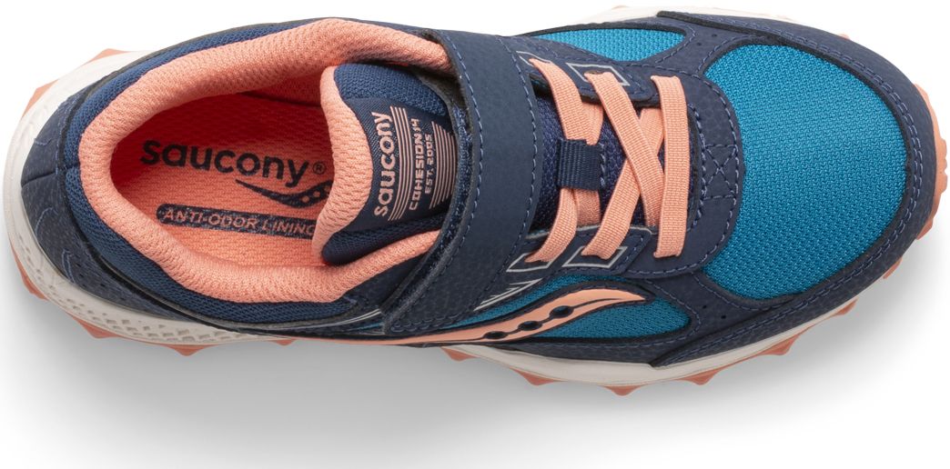 Cohesion TR14 A/C Sneaker, Navy | Teal | Coral, dynamic 5