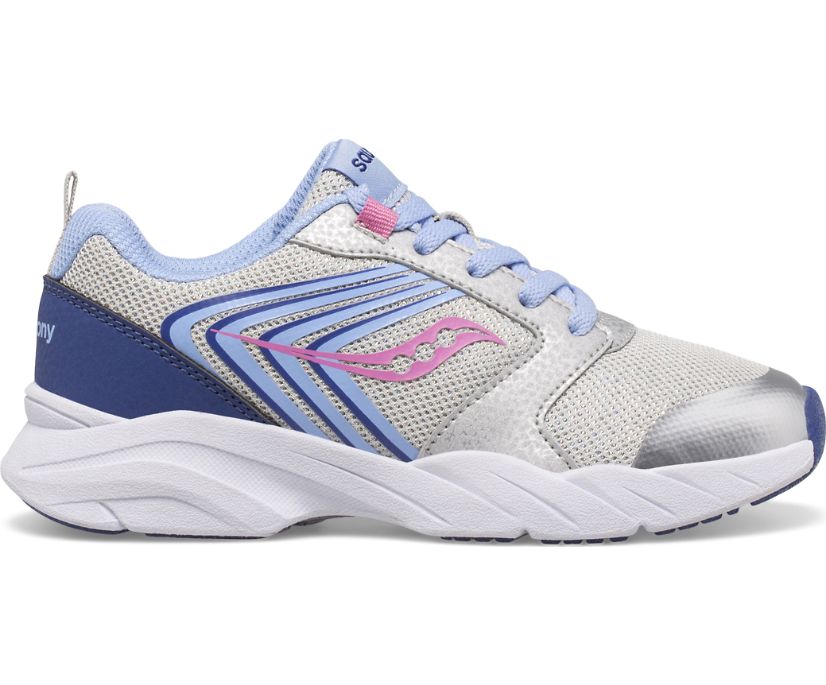 Wind FST Lace Sneaker, Silver | Blue | Pink, dynamic 1