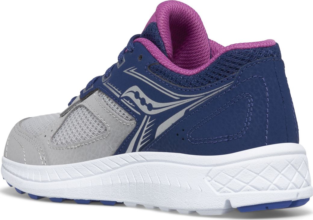 Cohesion 14 Lace Sneaker, Navy | Grey | Grape, dynamic 3
