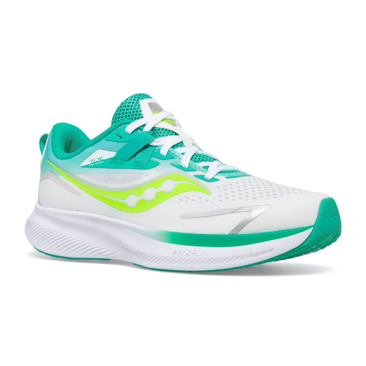 Ride 15 Sneaker, White | Green, dynamic 2
