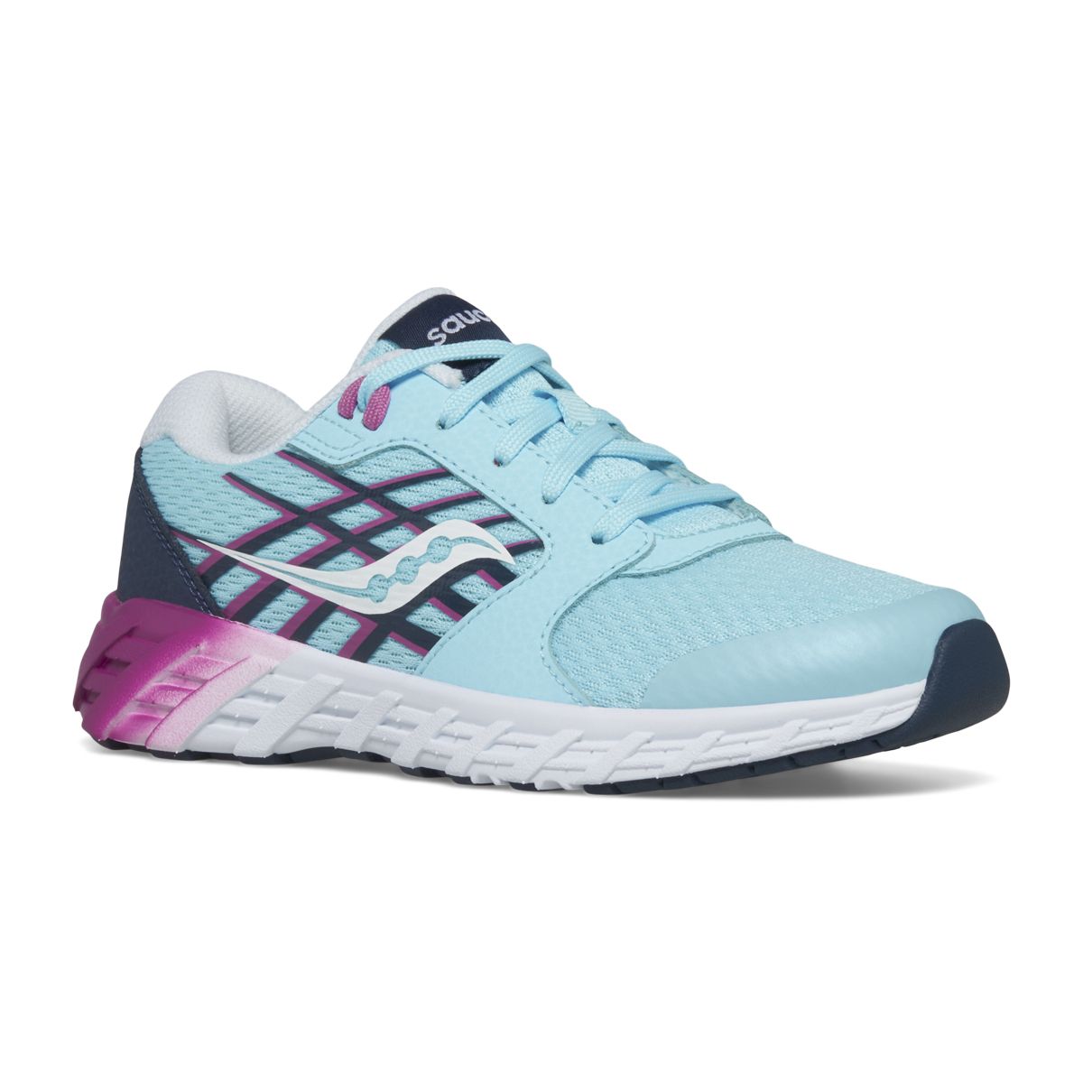 Wind 2.0 Lace Sneaker, Blue | Pink, dynamic 2