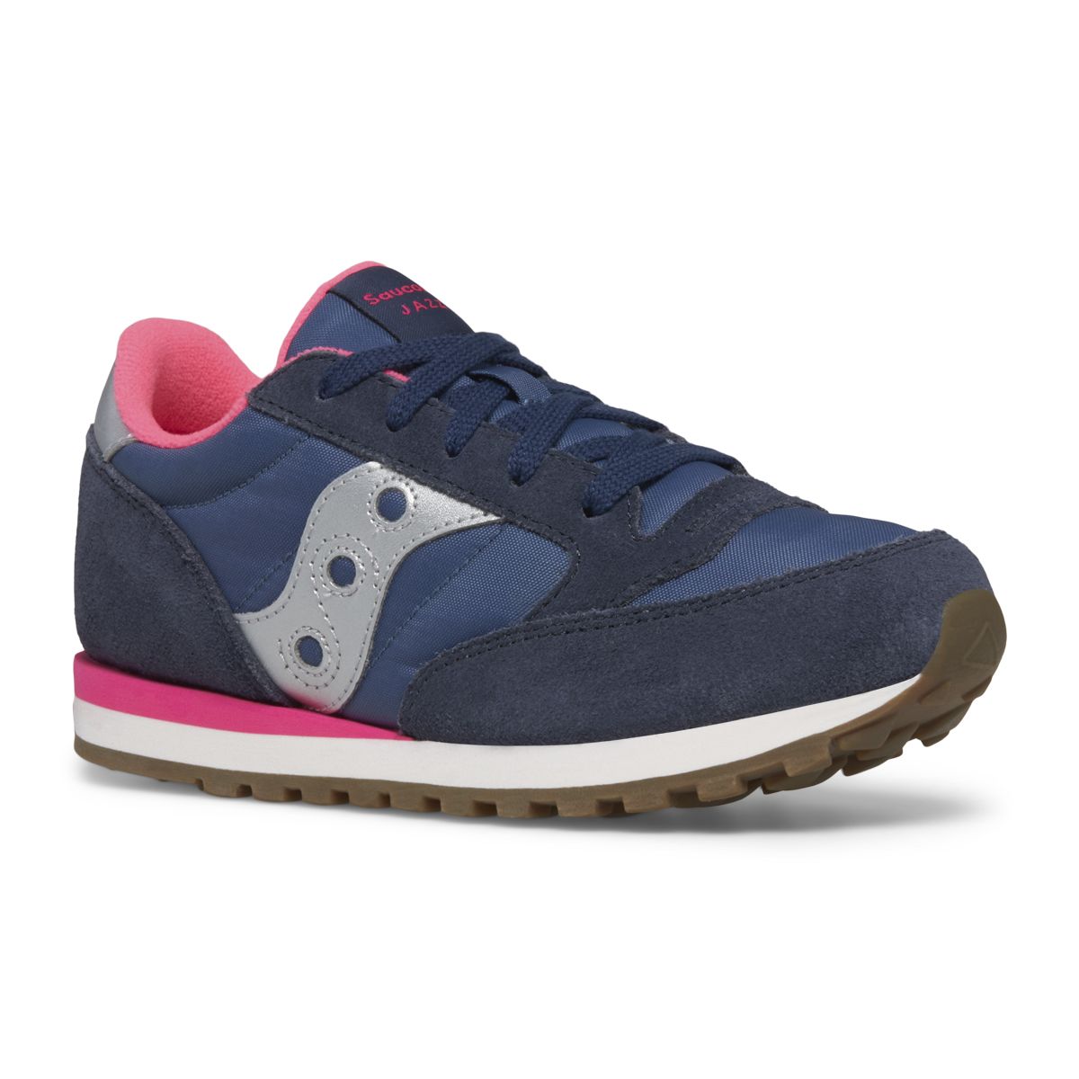 Jazz Original Sneaker, Navy | Silver | Pink, dynamic 2