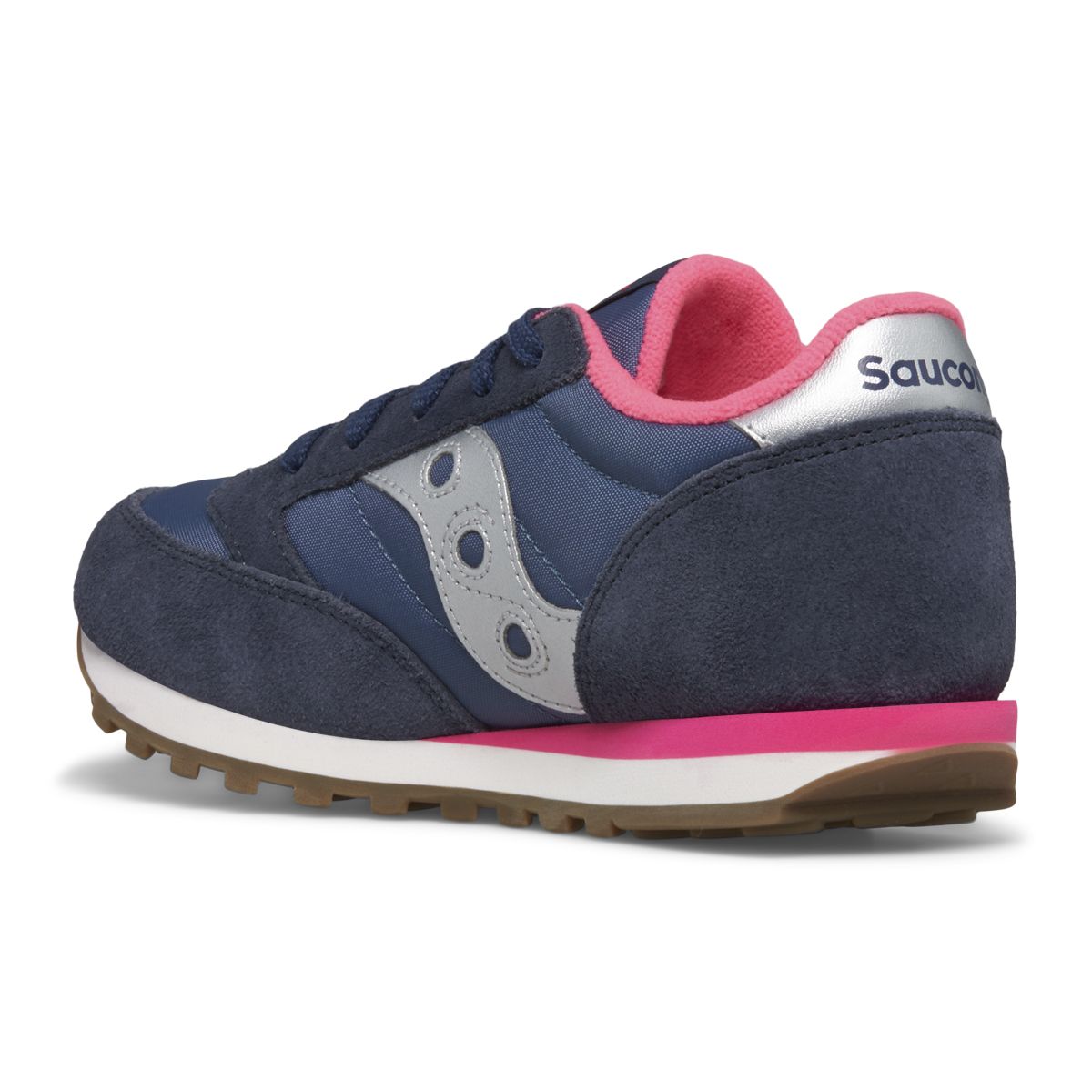 Jazz Original Sneaker, Navy | Silver | Pink, dynamic 3