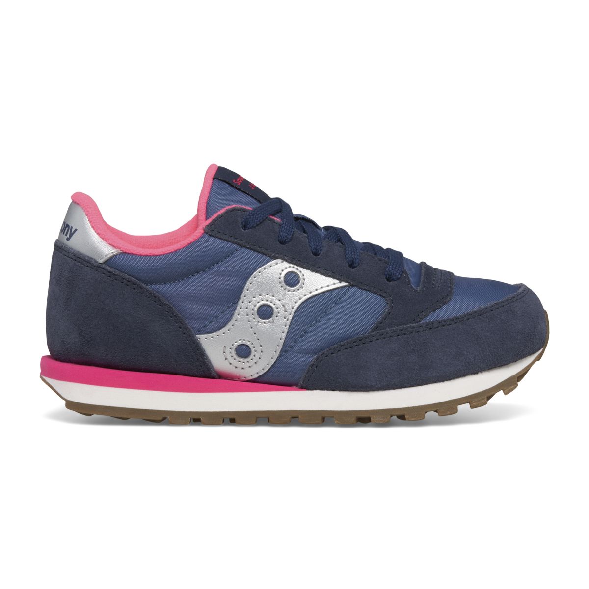 Jazz Original Sneaker, Navy | Silver | Pink, dynamic