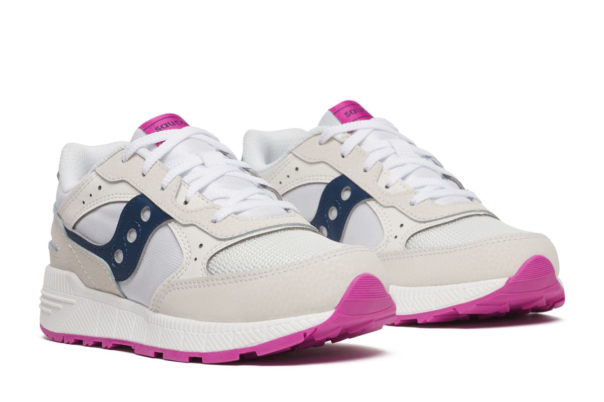 Eclipse KDZ Sneaker, White/Navy/Pink, dynamic 2