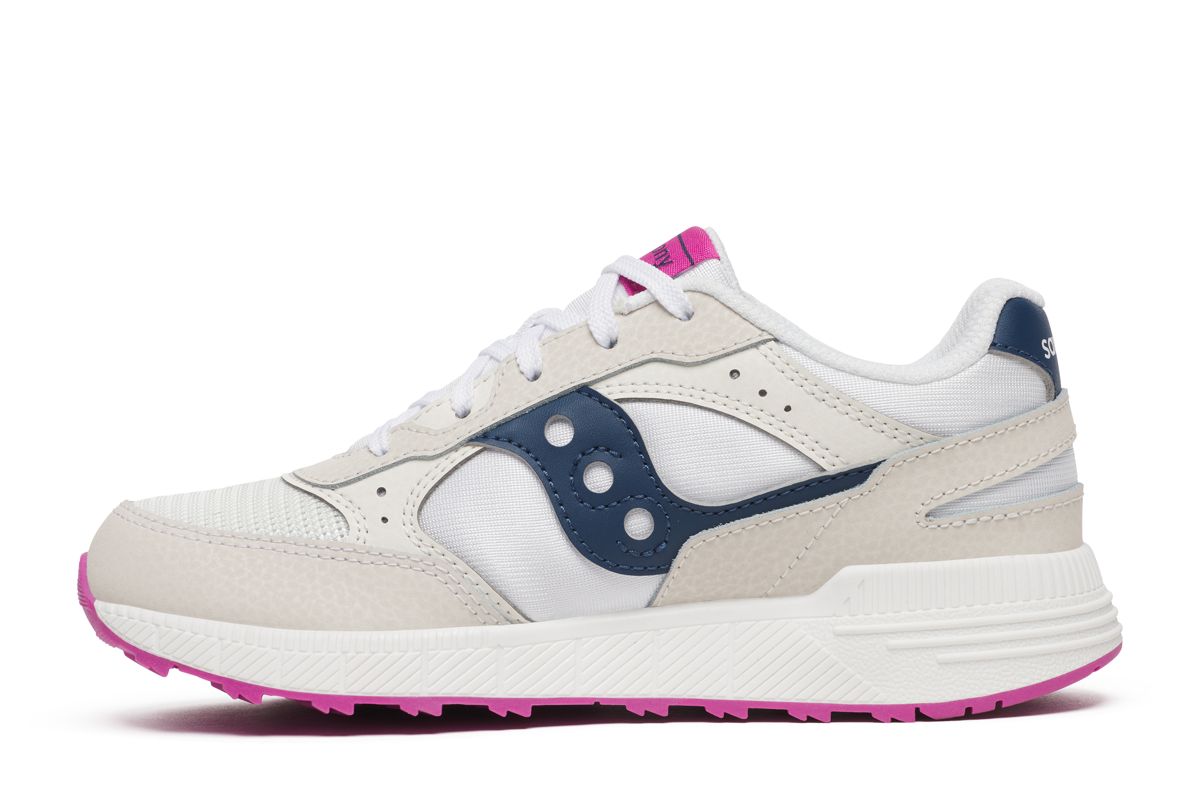 Eclipse KDZ Sneaker, White/Navy/Pink, dynamic 3