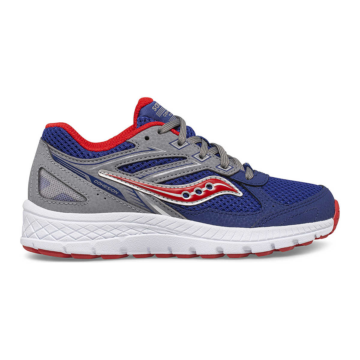 Cohesion 14 Lace Sneaker, Navy | Red, dynamic 1
