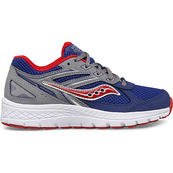 Cohesion 14 Lace Sneaker, Navy | Red, dynamic