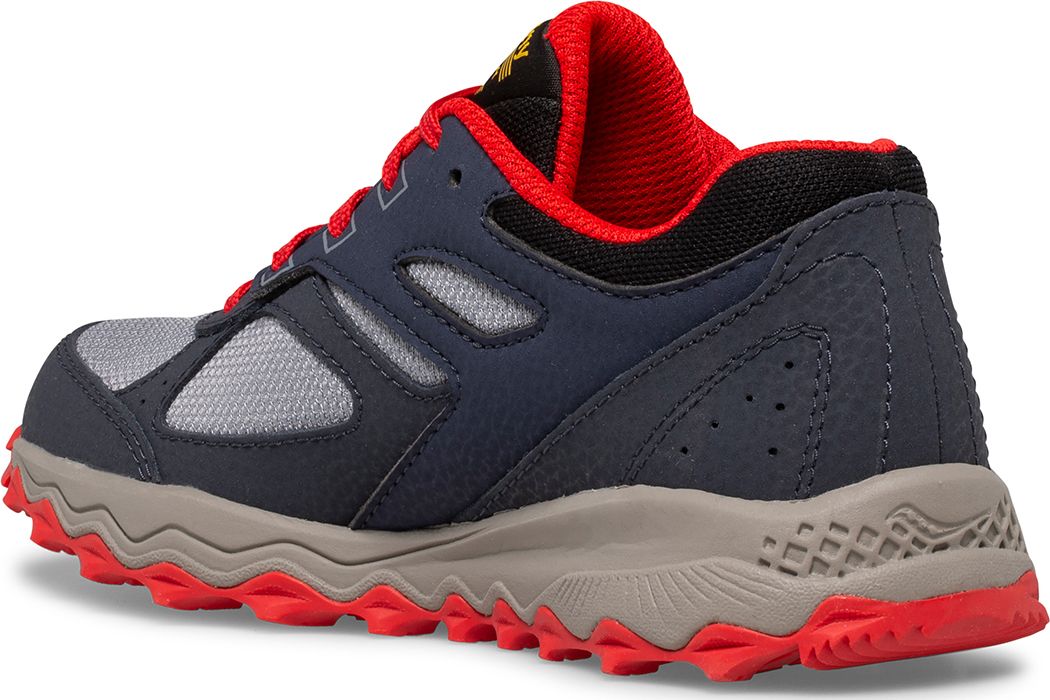 Cohesion TR14 Lace Sneaker, Navy | Grey | Red, dynamic 3