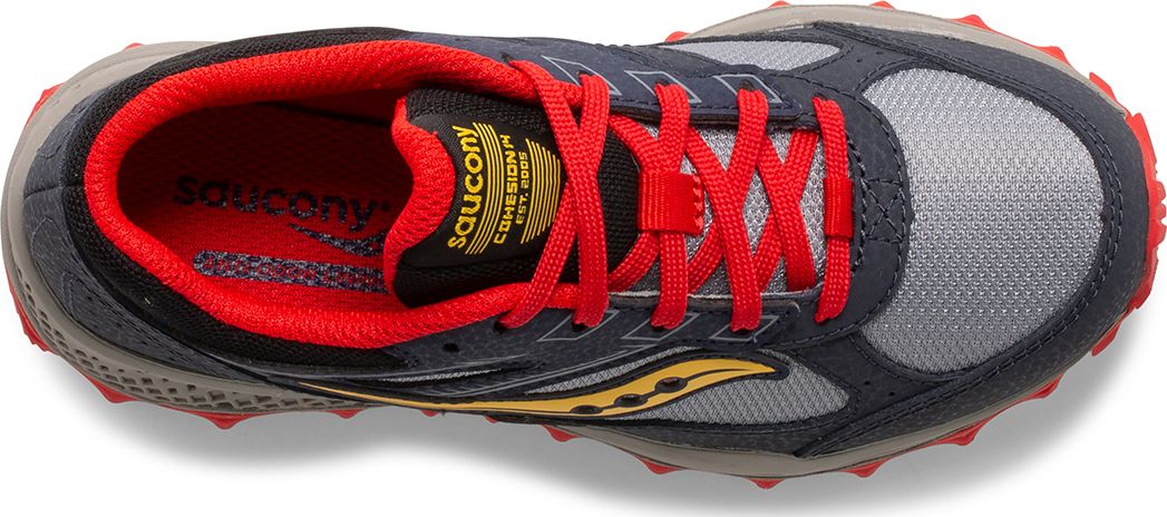 Cohesion TR14 Lace Sneaker, Navy | Grey | Red, dynamic 5
