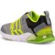 Flash Glow 2.0 Sneaker, Grey | Lime, dynamic 3