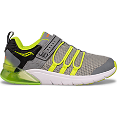 Flash Glow 2.0 Sneaker, Grey | Lime, dynamic