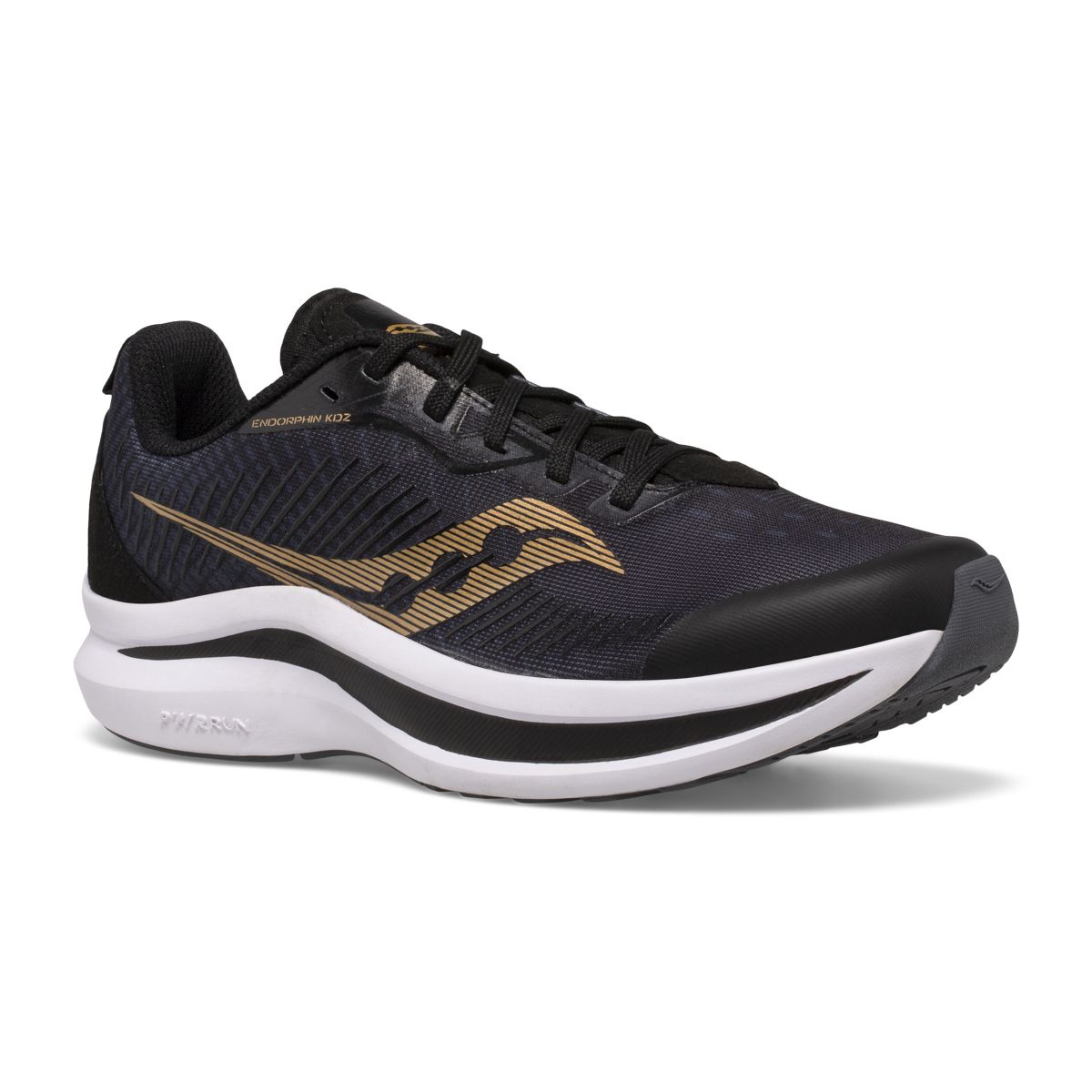 Endorphin KDZ Sneaker, Black | Gold, dynamic 2