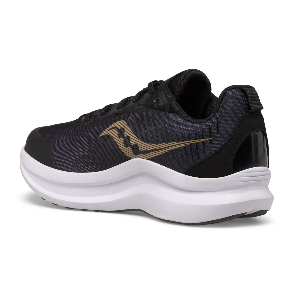 Endorphin KDZ Sneaker, Black | Gold, dynamic 3