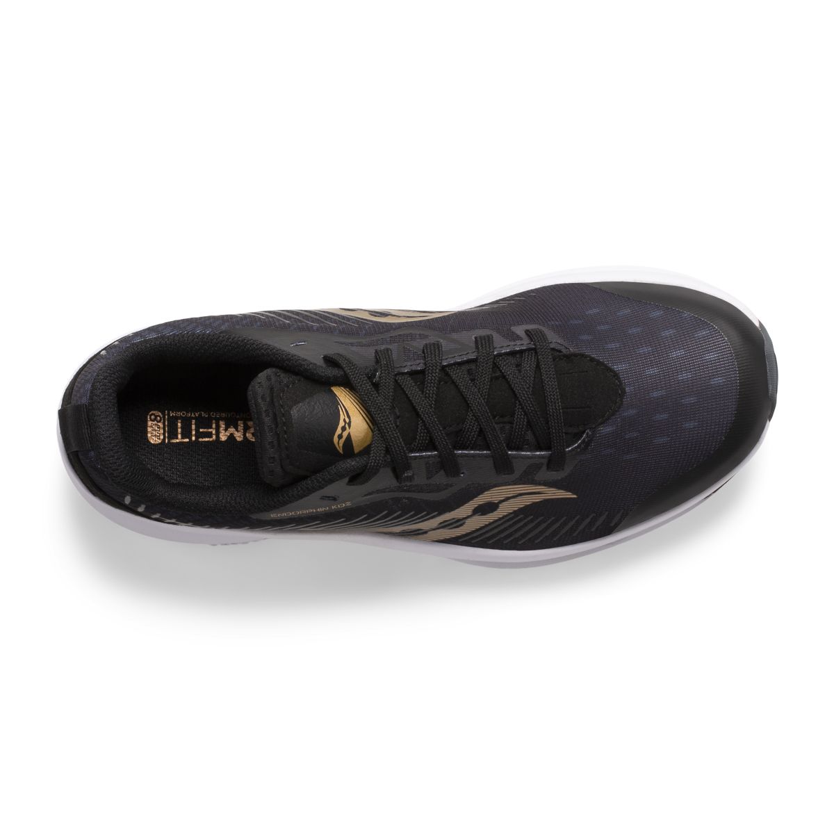 Endorphin KDZ Sneaker, Black | Gold, dynamic 4