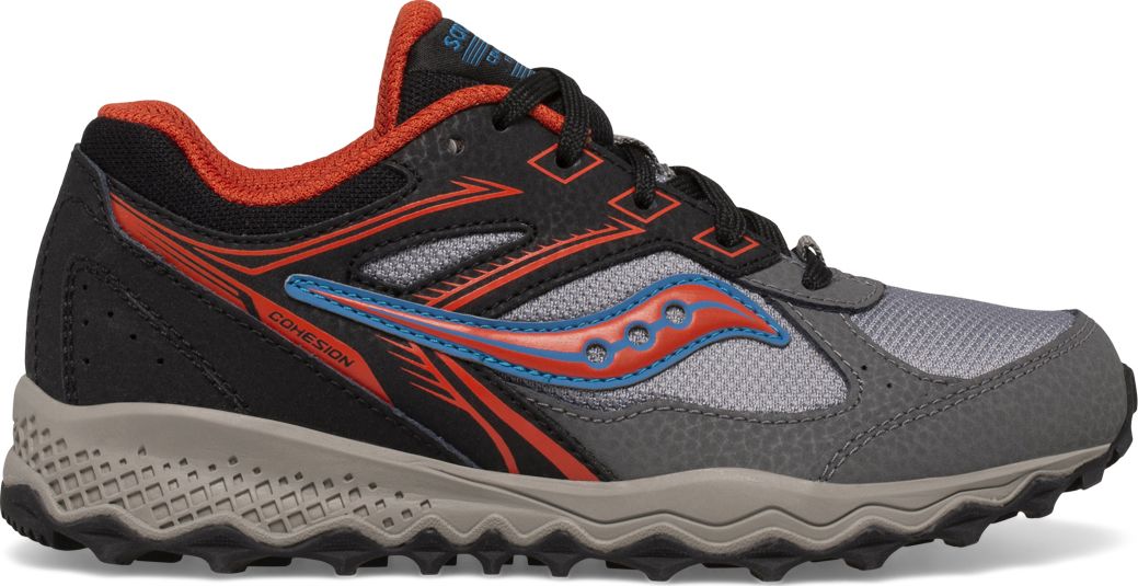 Cohesion TR14 Lace Sneaker, Black | Grey | Rust, dynamic 1