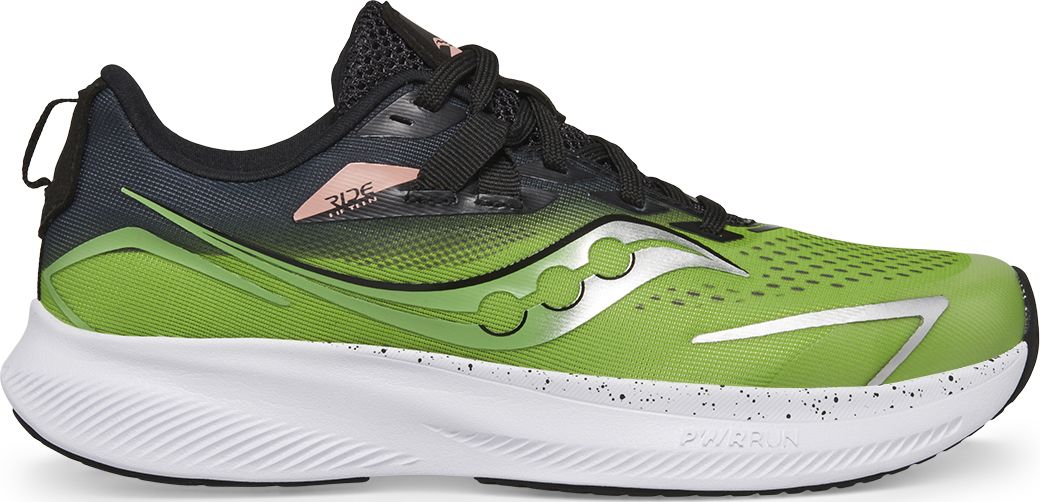 Ride 15 Sneaker, Black | Green, dynamic 1