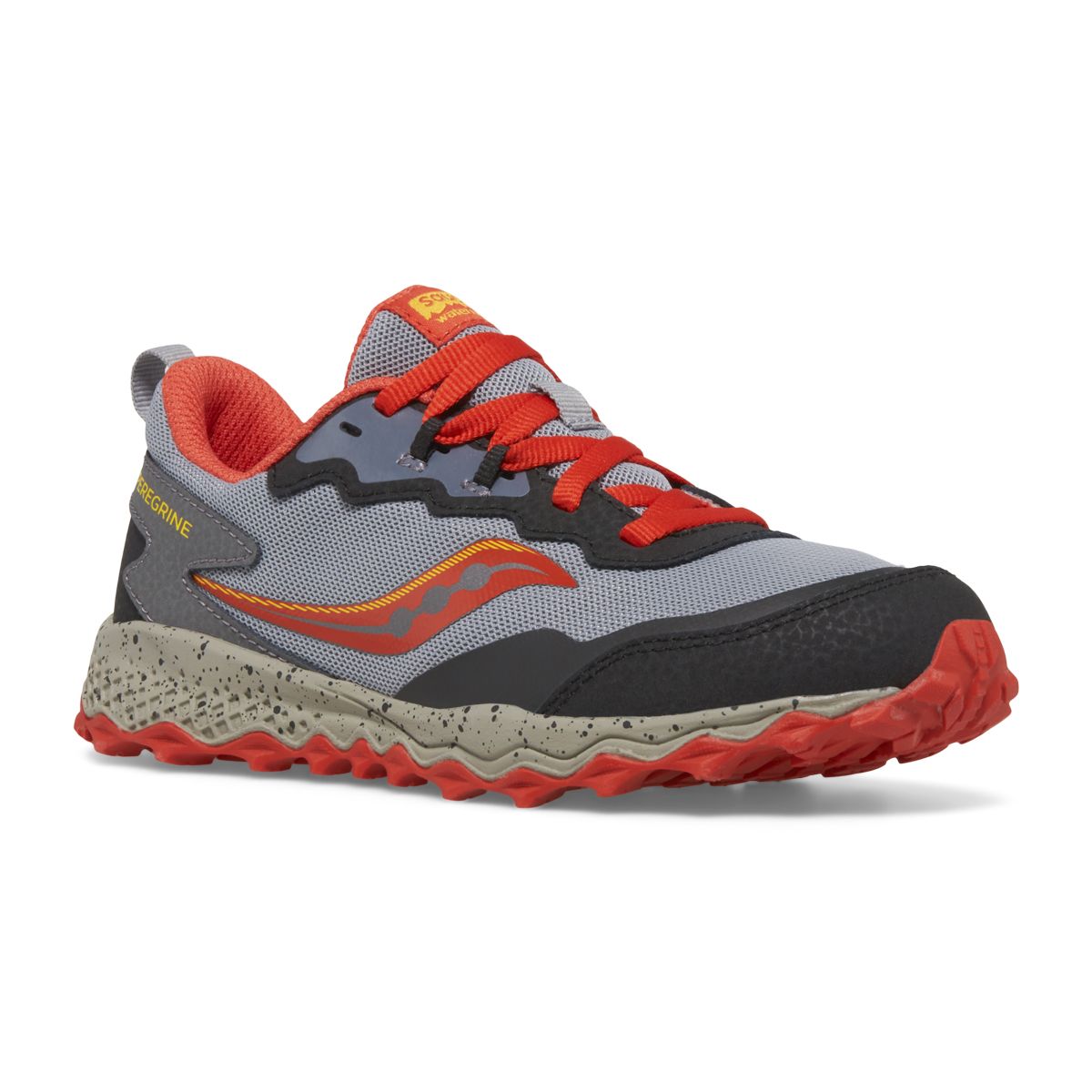 Peregrine KDZ Sneaker, Grey | Red | Yellow, dynamic 2