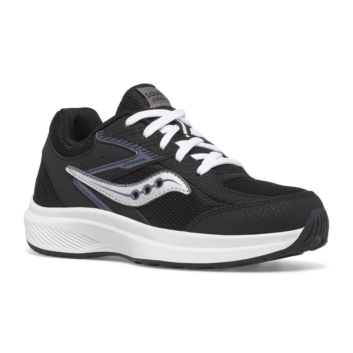 Cohesion KDZ Sneaker, Black | White, dynamic 2