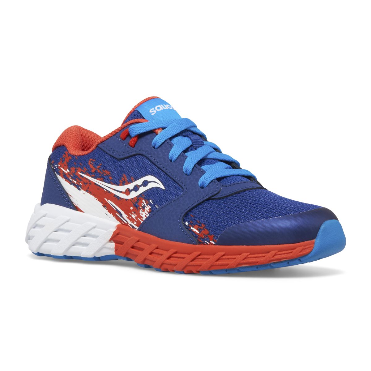 Wind 2.0 Lace Sneaker, Navy | Red | White, dynamic 2