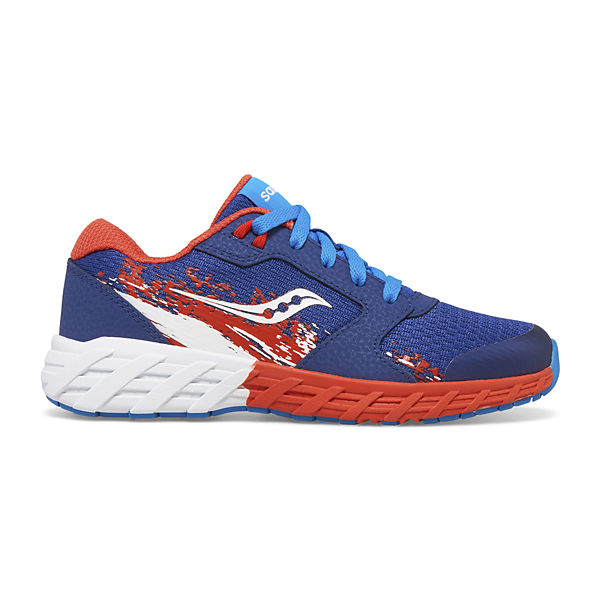 Wind 2.0 Lace Sneaker, Navy | Red | White, dynamic