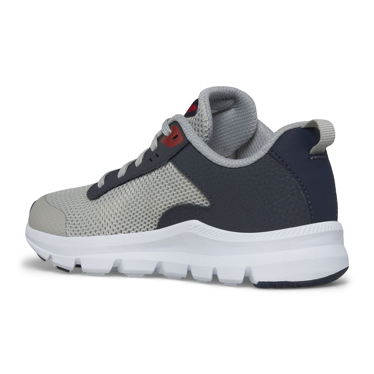 Axon KDZ Sneaker, Grey | Navy | Red, dynamic 3
