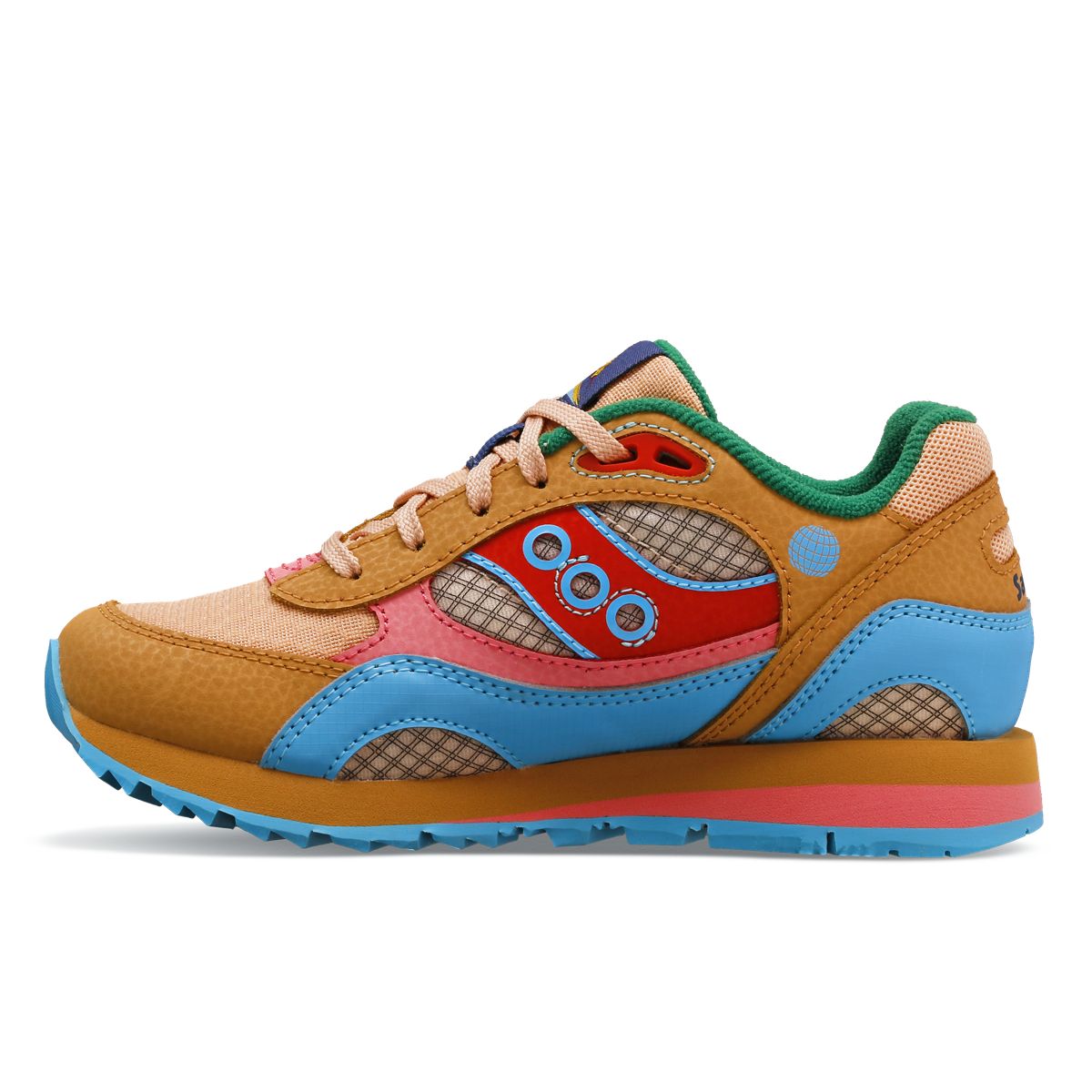 Jae Tips X Saucony Shadow 6000 Sneaker, Tan, dynamic 3