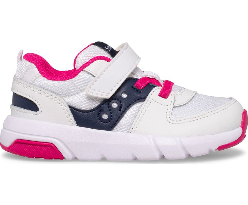 Jazz Lite 2.0 Sneaker, White | Navy | Pink, dynamic 1