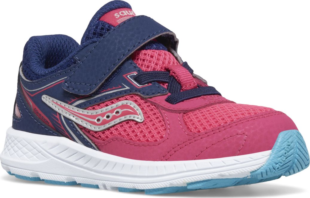 Cohesion 14 A/C Jr. Sneaker, Pink | Navy, dynamic 2