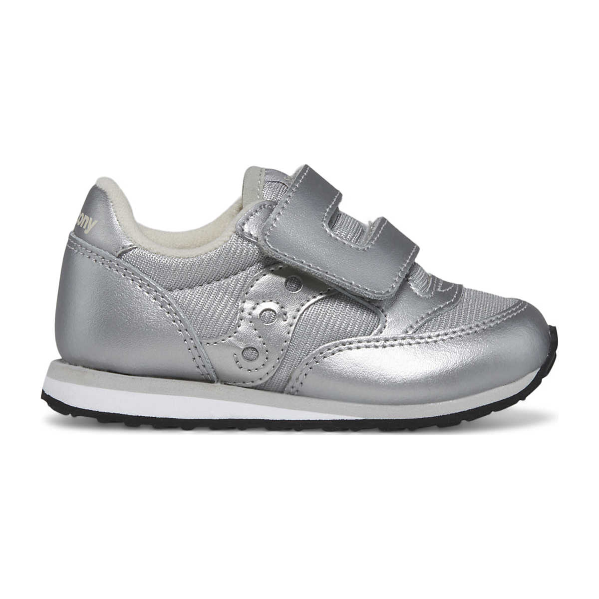 Baby Jazz Hook & Loop Sneaker, Silver, dynamic 1