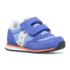 Baby Jazz Hook & Loop Sneaker, Blue | Coral, dynamic 2