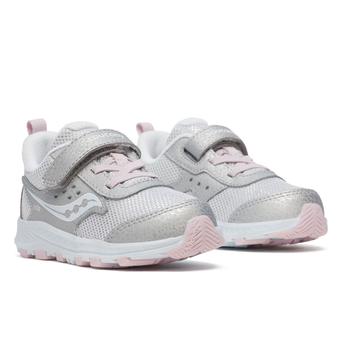 Ride Jr. Sneaker, Silver/Blue, dynamic 2