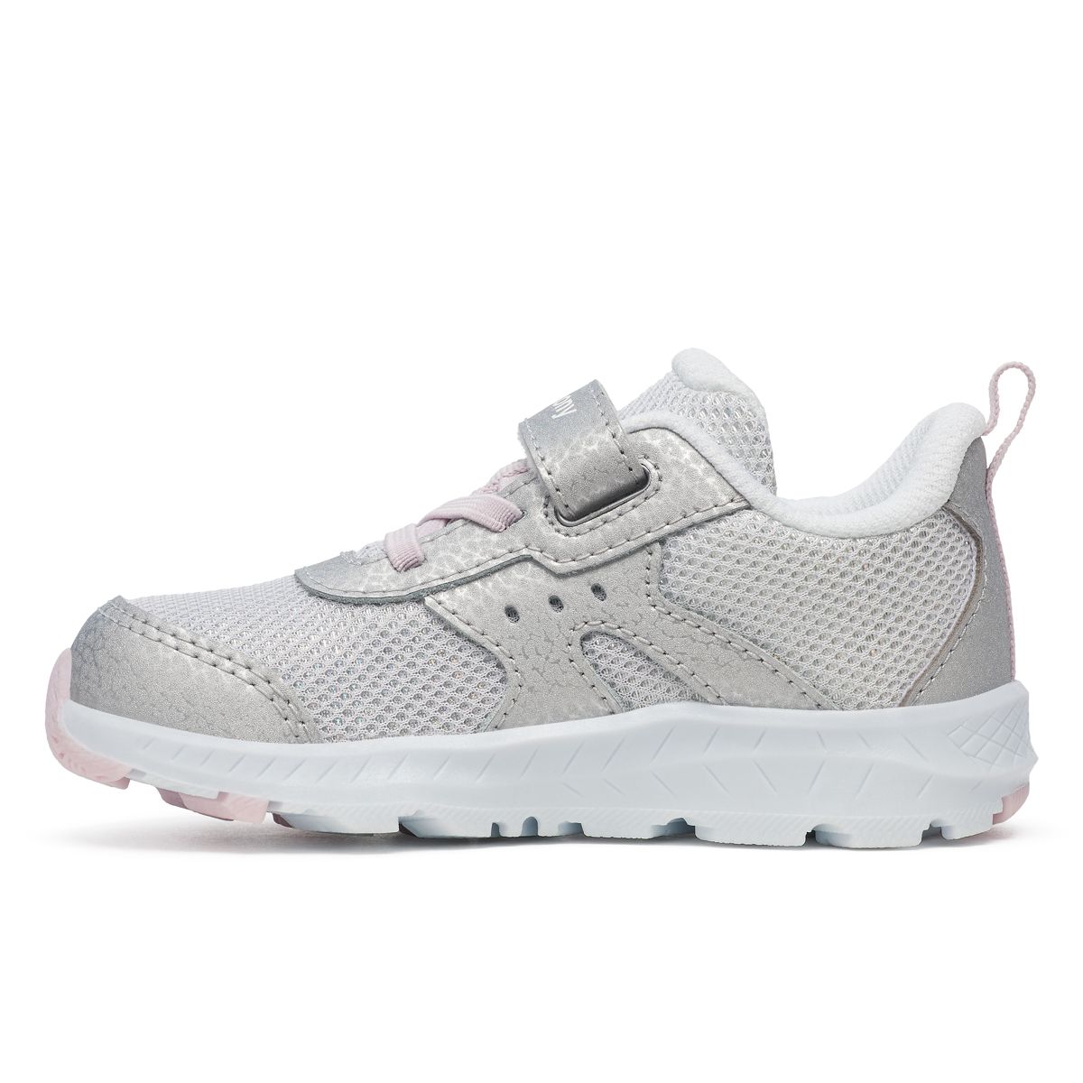 Ride Jr. Sneaker, Silver/Blue, dynamic 3