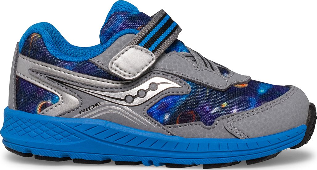 Ride 10 Jr. Sneaker, Grey | Blue | Space, dynamic