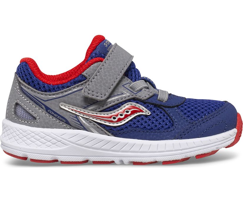 Cohesion 14 A/C Jr. Sneaker, Navy | Red, dynamic 1
