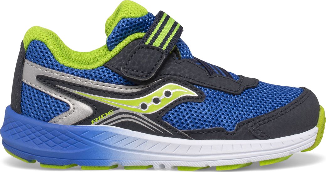 Ride 10 Jr. Sneaker, Navy | Green, dynamic