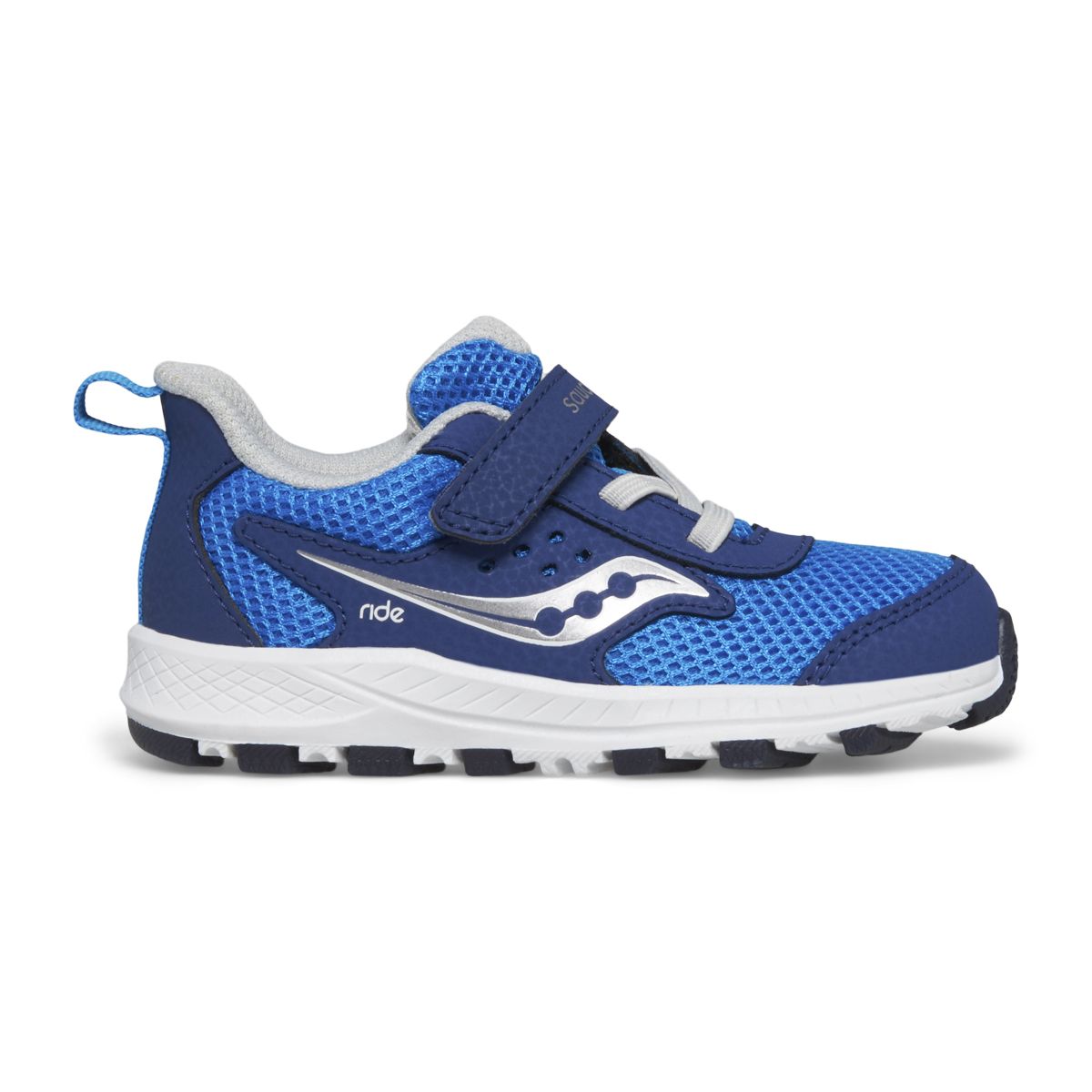 Ride Jr. Sneaker, Blue | Silver, dynamic