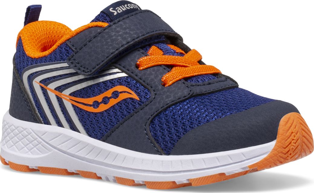 Wind FST Jr. Sneaker, Navy | Orange, dynamic 2