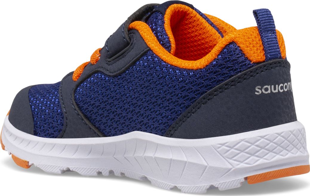 Wind FST Jr. Sneaker, Navy | Orange, dynamic 3