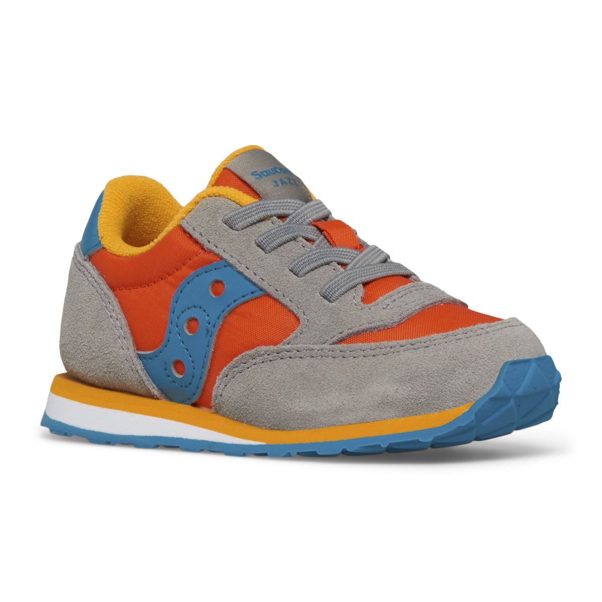 Jazz Jr Sneaker, Grey/Orange/Blue, dynamic 2