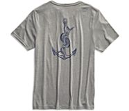 Sperry Anchor T-Shirt, Grey/Navy, dynamic