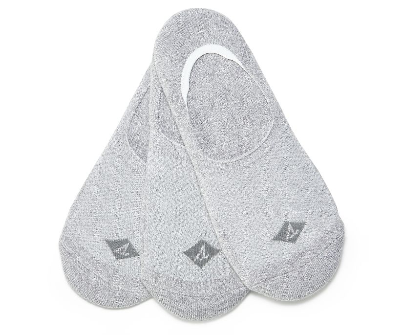 Performance Cushioned 3-Pack Sock, Grey, dynamic 1