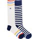 Stripe 2-Pack Crew Sock, White, dynamic 1