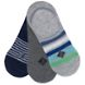 Stripe Sneaker 3-Pack Sock, Grey Assorted, dynamic 1