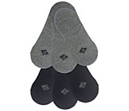 Sneaker Liner 6-Pack Sock, Charcoal Assorted, dynamic